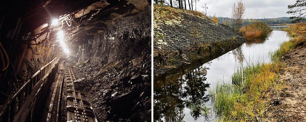 I ett uppdrag för Naturvårdsverket har IVL Svenska Miljöinstitutet genomfört en nationell screening vid fyra gruvområden. Foto: IVL