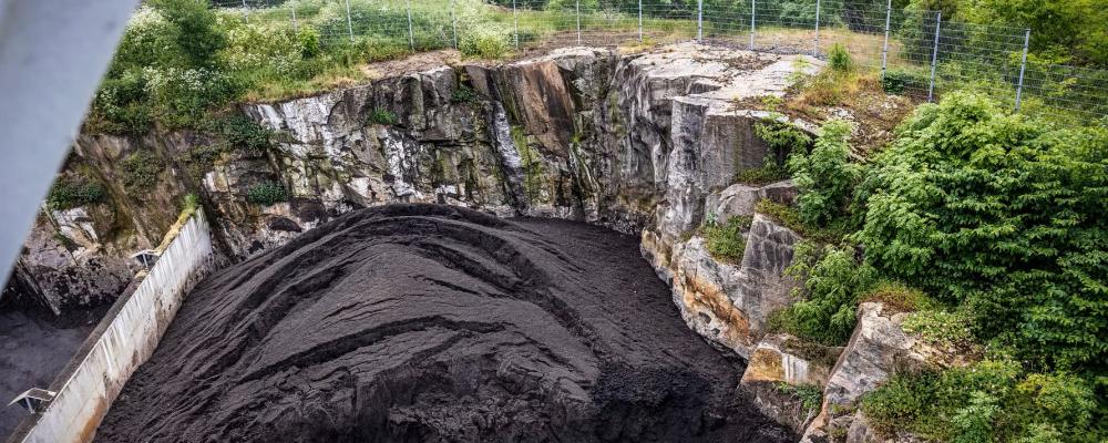 Allt slam som producerades på Gryaab 2025 blev Revaq-certiferat. Det innebär i praktiken att nästan 50 000 slam av god kvalité kan användas på åkermark. Foto: Gryab