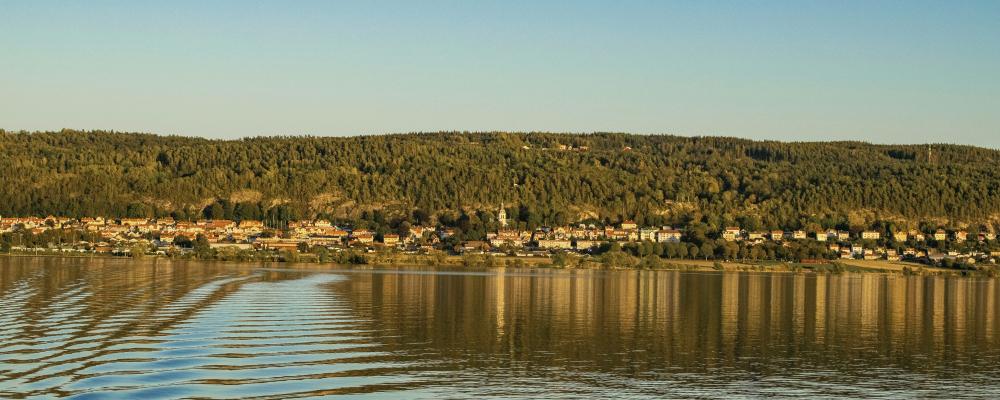 Samtliga sju prover av signalkräftor från Vättern överskred minst ett av gränsvärdena för PFAS4. Bilden visar Gränna vid Vätterns strand. Foto: Jesse De Backer/Unsplash