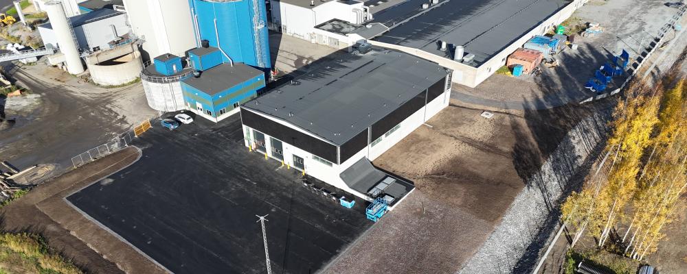 Uddebo reningsverk Foto: Peab