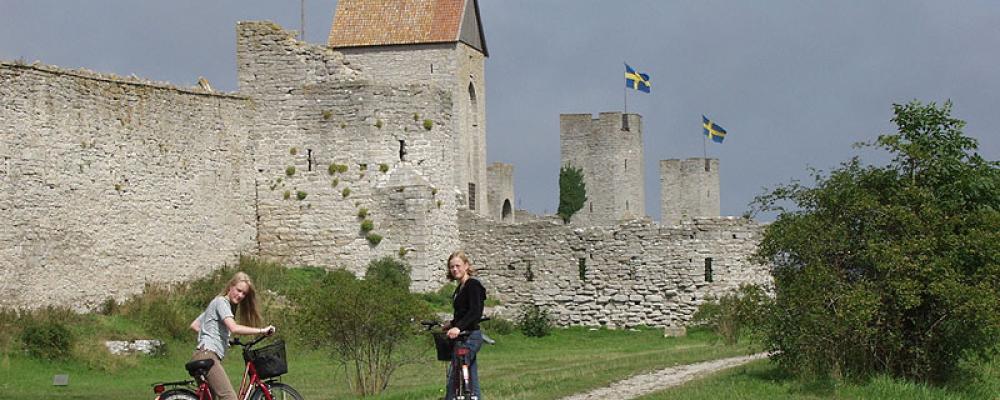 Historiska stadsmuren i Visby. Foto: Wikipedia Common, kredit, Frank Baldus,