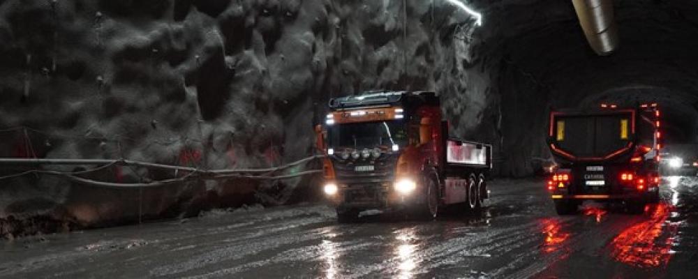 Förhandsbestämda villkor för tillåtet inläckage i bergtunnlar kan ersättas med en prövotid. Foto: Trafikverket