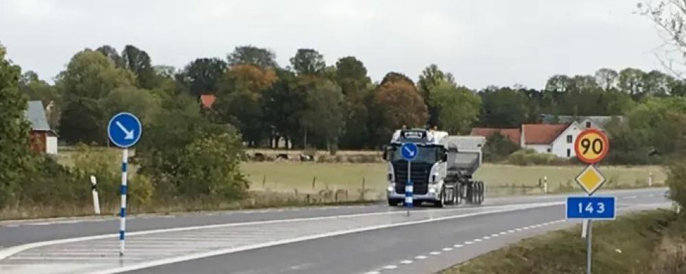 Väg 143. Foto: Trafikverket