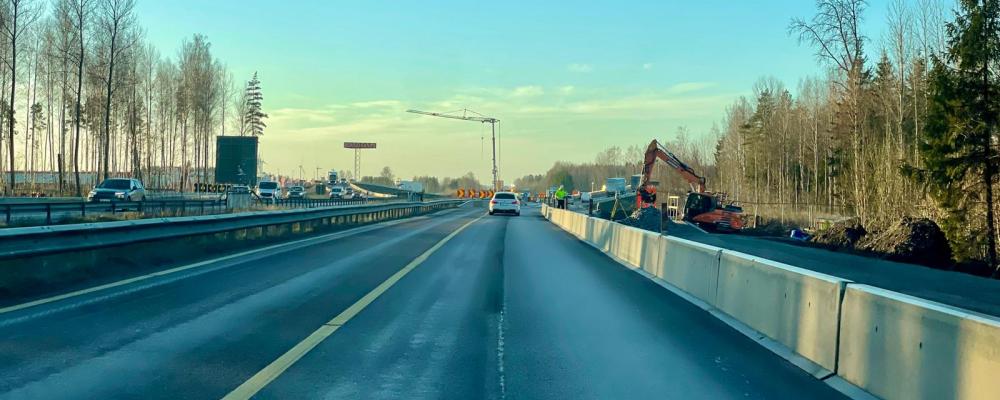 Vägarbete. Foto: Stina Wickenberg