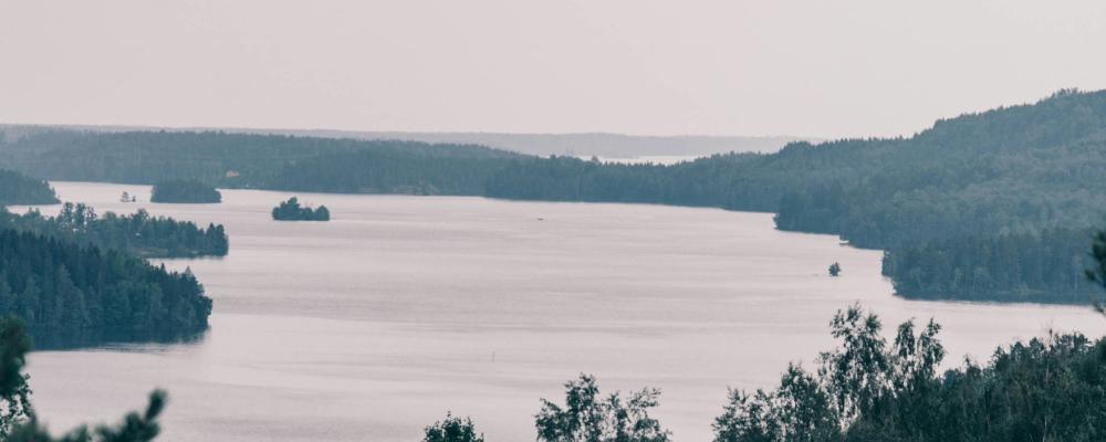 Vy över sjö. Foto: Aron Fjell/Unsplash