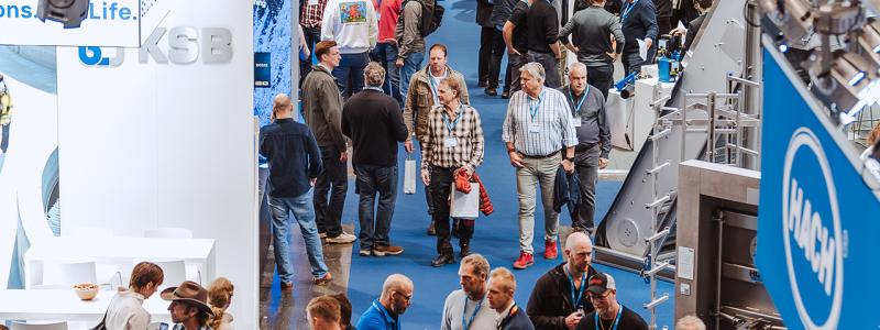 VA-mässan Vatten växte ordentligt jämfört med den första upplagan 2023. Antalet besökare var 8588, antal utställare 320, och antalet konferensdelegater 438.
FOTO: Svenska Mässan