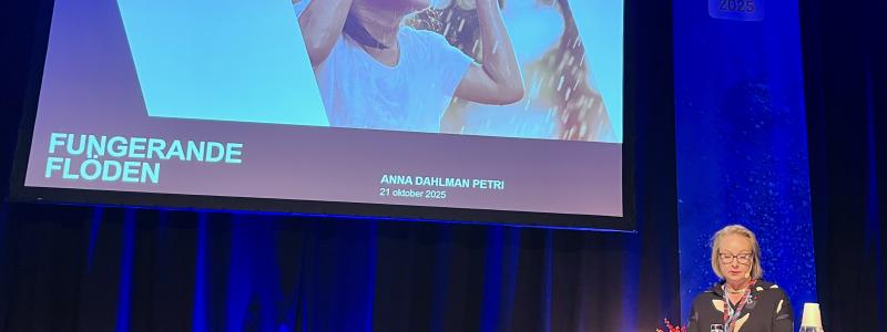 ”Kommunerna tar ansvar, men förutsättningarna skiljer sig stort. Utan statlig samordning och riktade stöd riskerar skillnaderna att öka”, säger Anna Dahlman Petri, som presenterade WSP:s rapport på VA-mässan Vatten2025.