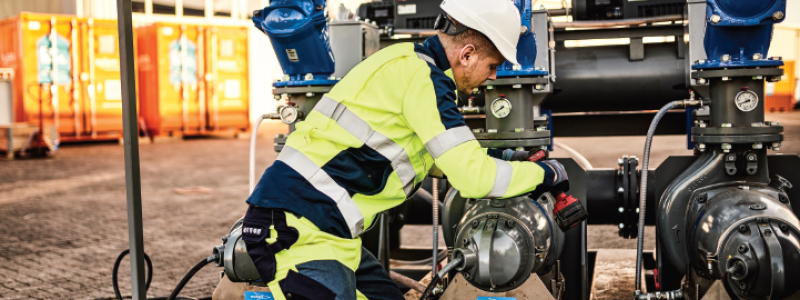 Foto: Jesper Rosander, chef för Xylem Rental Solutions i Sverige