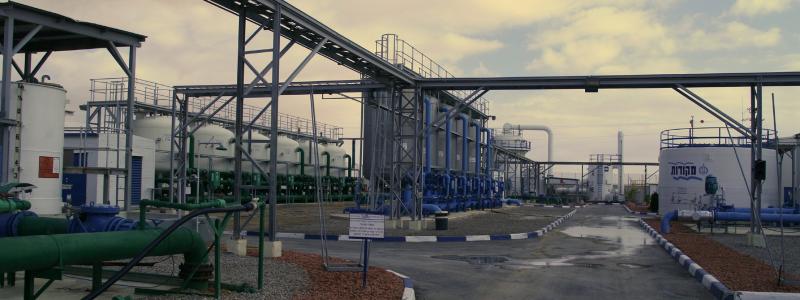 Avsaltningsanläggning i Nitzana i Israel Foto: Remi Jouan/Wikimedia Commons/https://commons.wikimedia.org/wiki/File:Nitzana_desalination_(2).JPG
