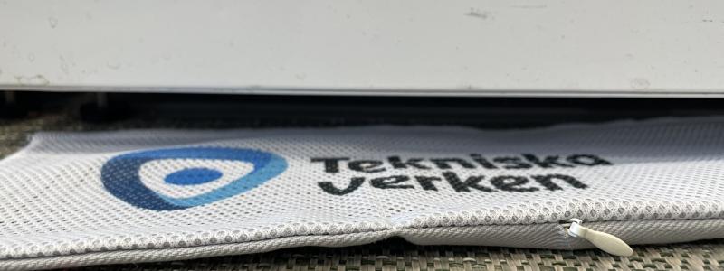 Droppmatta. Foto: Tekniska verken