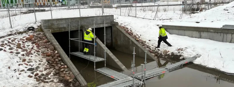 Istället för att laga mindre skador punktvis har Trafikverket valt att gjuta på den befintliga konstruktionen. Foto: Trafikverket