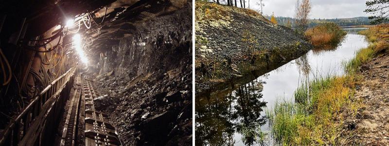 I ett uppdrag för Naturvårdsverket har IVL Svenska Miljöinstitutet genomfört en nationell screening vid fyra gruvområden. Foto: IVL