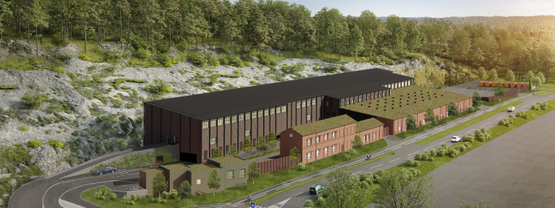 Visionsbild Kretsloppsparken Foto: Kaminsky Arkitekter