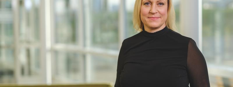 Liselott Myrbråten, divisionschef Vatten och avfall, Tekniska verken. Foto: Crelle