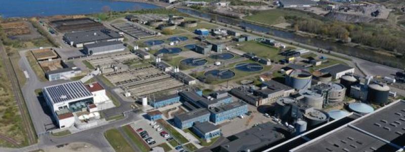 Sjölunda pumpstation kommer att bli Sveriges största pumpstation för avloppsvatten. FOTO: VA SYD