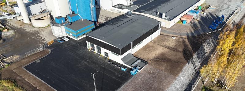 Uddebo reningsverk Foto: Peab