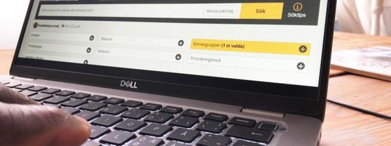 Kemikalieinspektionens PRIO-verktyg Foto: Kemikalieinspektionen