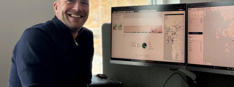 Glen Nivert, strateg på Ledningsnät på Kretslopp och vatten, har vunnit föreningen Vattens pris New Technology för bla AI-applikationer. Foto: Maya Guzman