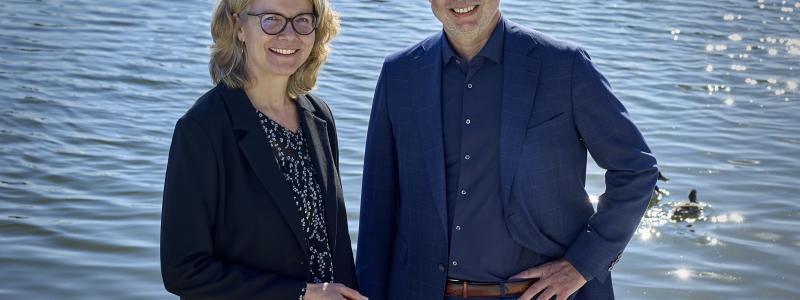 Anette Seger och Ole Fritz Adeler. Foto: Ramboll