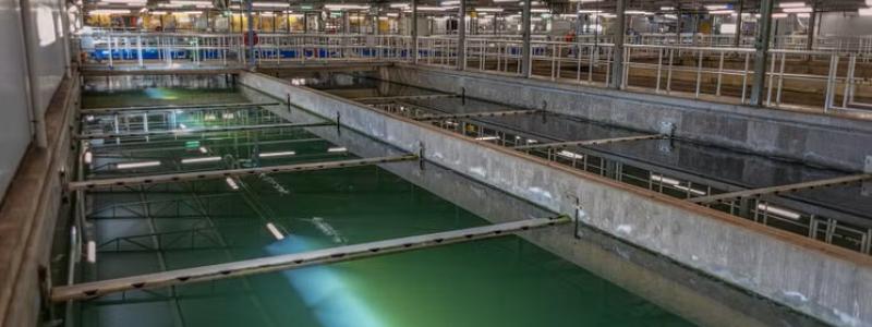 Reningsverkets bassäng. Foto: Karlskoga Energi & Miljö