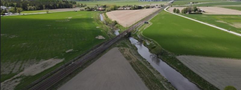 Sävjaån. Foto: Trafikverket