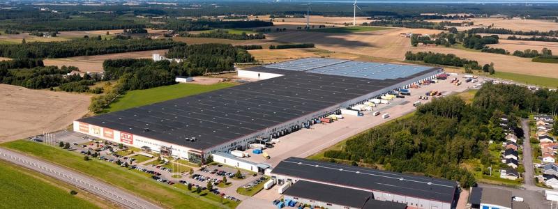 Efter utbyggnaden kommer fastigheten bli helt rektangulär. Bild: Jula.