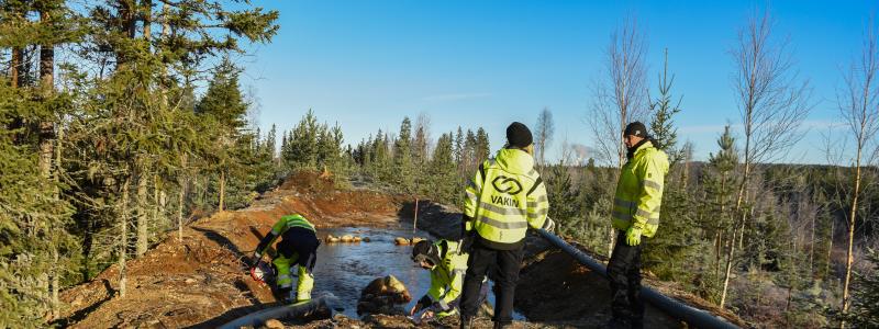 Bild från ett av infiltrationsförsök i området. Foto: Vakin