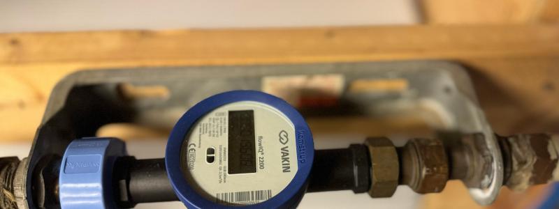 Mätarna hjälper till att läsa av vattenförbrukningen automatiskt.Foto: Vakin