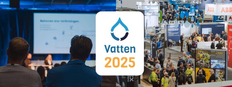 Den 23–25 oktober arrangeras den andra upplagan av Mötesplats Vatten2025 i Göteborg. Foto: Svenska Mässan Gothia Towers