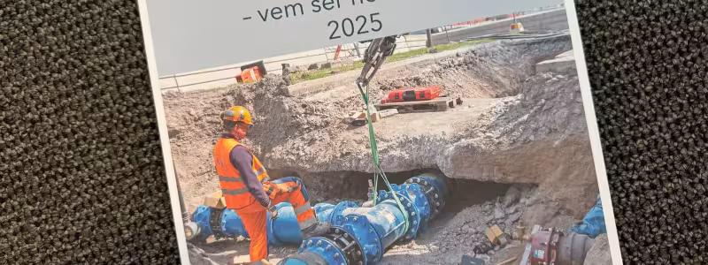 2025 års upplaga av rapporten En läcka i taget – vem ser helheten?. Foto: VA-Fakta