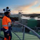 Vid Biokrafts fabrik i Skogn i Norge, som är världens största anläggning för produktion av flytande biogas, ansvarar Adven för indunstningen av restvattnet från processen. Foto: Adven