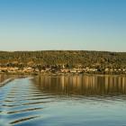 Samtliga sju prover av signalkräftor från Vättern överskred minst ett av gränsvärdena för PFAS4. Bilden visar Gränna vid Vätterns strand. Foto: Jesse De Backer/Unsplash