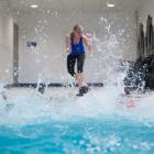 Vattengympa i Högevallsbadet. Foto: Lunds kommun