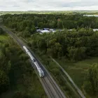 Ostlänken är en cirka 16 mil lång ny dubbelspårig järnväg mellan Järna och Linköping.. Foto: Trafikverket