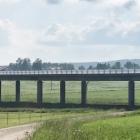 Vägdagvattnet från Nolby vägbro ska ledas österut till ledningssystemet för ytdagvattnet. Foto: Trafikverket