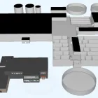 Illustration över avloppsreningsverket enligt senaste underlaget. Visionsbild: Lidköping miljö och teknik