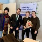 Emma Johansson och Sophie Olofsson hyllas. Foto: Halmstad kommun