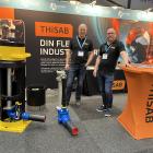 Magnus Harryson och Fredrik Sandberg presenterade THiSAB:s produkter på Vatten 2025.