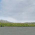 Platsen i Rikstens Friluftsstad i Tullinge är i dag helt platt. Den kommer efter övertäckningen att vara en liten kulle. Metoden, som är väl etablerad och beprövad, bedöms som den mest lämpliga avseende miljönytta och teknisk genomförbarhet. Bild: Försvarsmakten