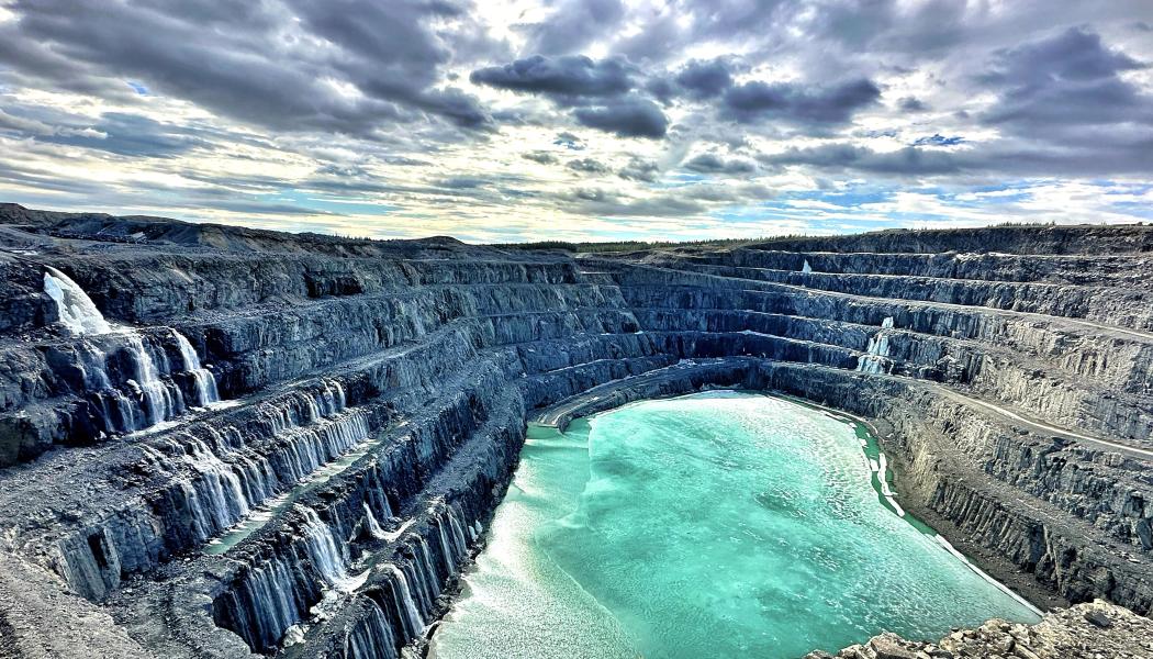 Salmijärvi dagbrott i Bolidens Aitikgruva. Foto: KSB