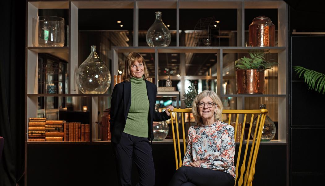 Anneli Wikner, vd och Arianne Sundman, styrelseordförande. Foto: MittSverige Vatten & Avfall 