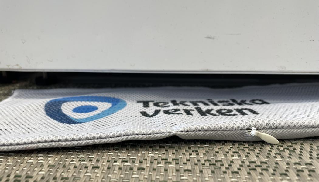 Droppmatta. Foto: Tekniska verken