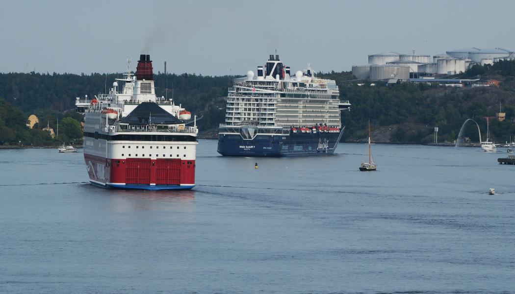 Kryssningsfartyg nära Stockholm Foto: Dmitrii E./Unsplash