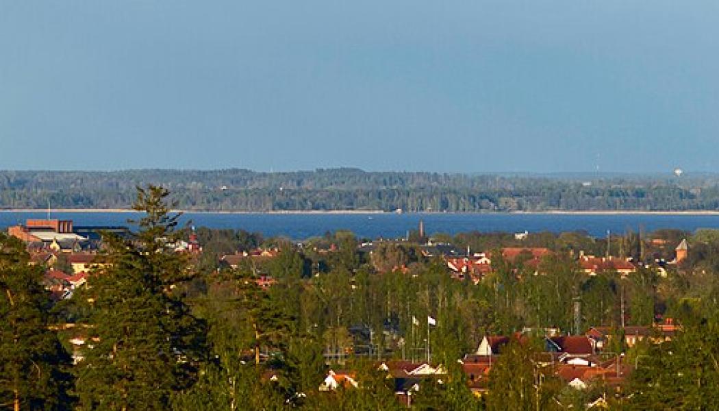 Lidköping. Foto: Sertion/Wikimedia Commons/https://commons.wikimedia.org/wiki/File:Lidk%C3%B6ping_as_seen_from_R%C3%A5da,_Lidk%C3%B6pings_kommun.jpg