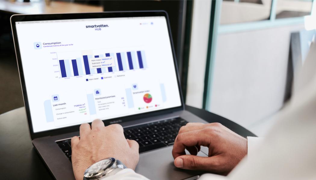 Enligt rapporten sparade fastigheter utrustade med moderna övervakningssystem för vattenförbrukning tillsammans över 1 miljon liter vatten. Foto: Smartvatten