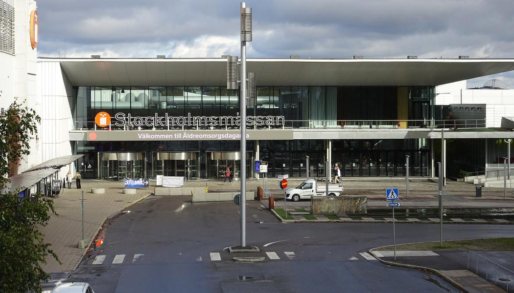 Sweden Water Expo 2026 arrangeras i Stockholm den 16–17 september på Stockholmsmässan. Foto: Holger Ellgaard/Wikimedia Commons/https://commons.wikimedia.org/wiki/File:Stockholmsm%C3%A4ssan,_okt_2019b.jpg