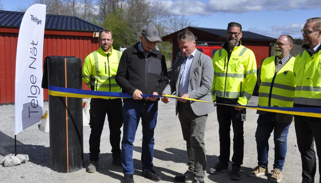 Invigningen. Foto: Telge Nät