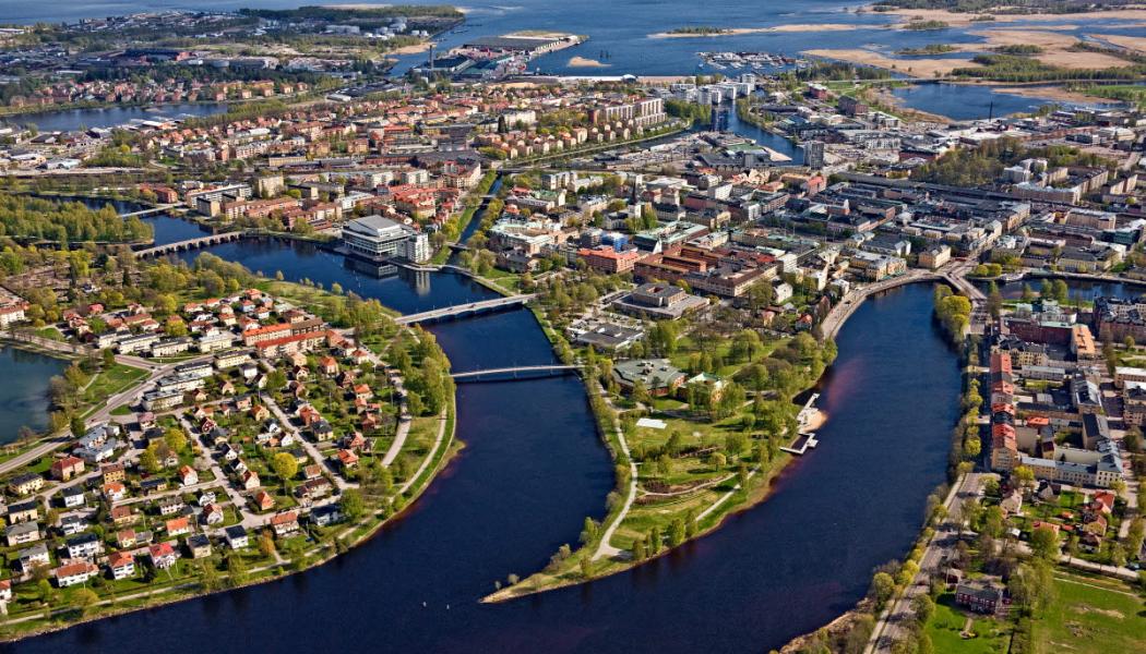 Bild över Karlstad. Foto: Karlstads kommun