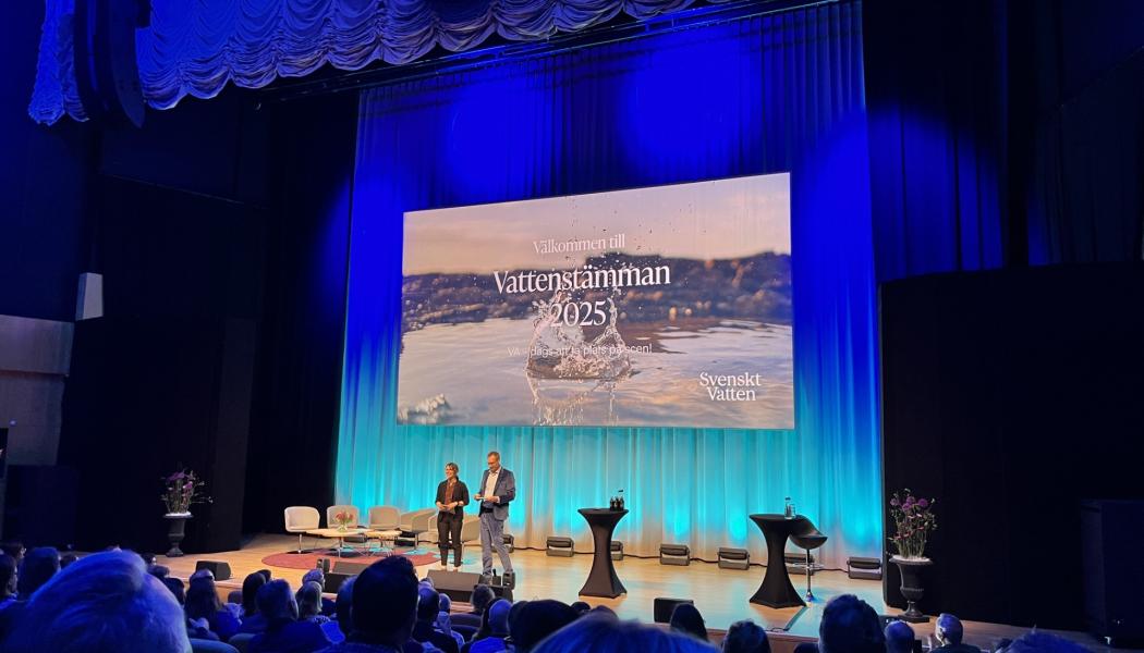 Vattenstämman 2025. Foto: Svenskt Vatten