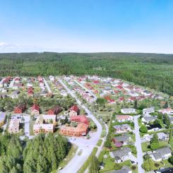 Morö Backe, flygvy mot norr Bild: Skellefteå kommun
